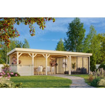 Palmako udestue Lenna Connect 415 ubehandlet 24,9 m²