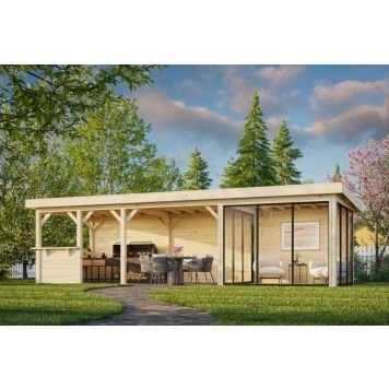 Palmako udestue Lenna Connect 416 ubehandlet 24,9 m²