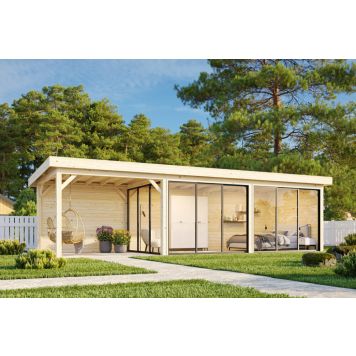 Palmako udestue Lenna Connect 417 ubehandlet 24,9 m²