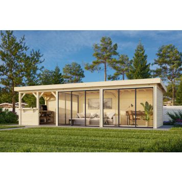 Palmako udestue Lenna Connect 419 ubehandlet 24,9 m²