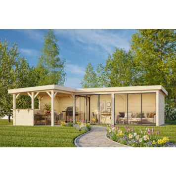 Palmako udestue Lenna Connect 420 ubehandlet 33,2 m²