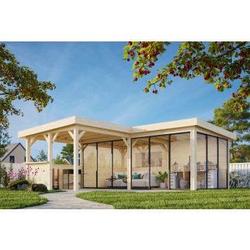 Palmako udestue Lenna Connect 423 ubehandlet 24,9 m²