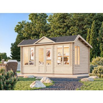 Palmako hytte Claudia Pent 11,5 m² - flere farver 