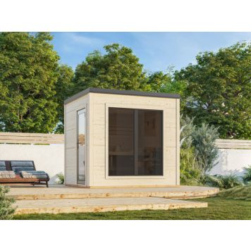 Palmako saunahytte Grace 5,3 m² - flere farver  