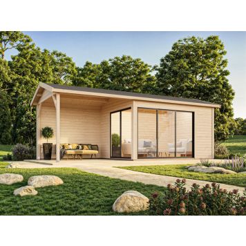 Palmako udestue Amanda Slide Plus 11,2 + 7,8 m² - flere farver