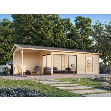 Palmako udestue Amanda Slide 17,1 + 7,8 m² - flere farver