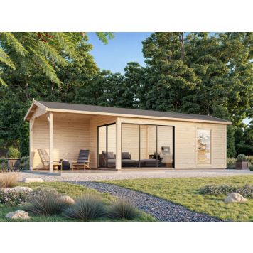 Palmako udestue Amanda Slide Plus 17,1 + 7,8 m² - flere farver