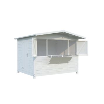 Palmako kiosk Marian hvidmalet 6,2 m² 