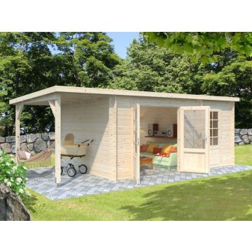 Palmako hytte Ella ubehandlet 13,1+3,9 m²