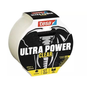 Tesa reparationstape Ultra Power Clear 48 mm x 20 m