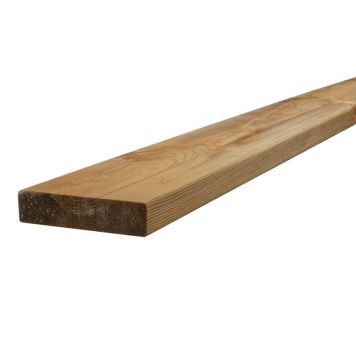 Frøslev terrassebrædder fyr høvlet brun 28x120x5100 mm