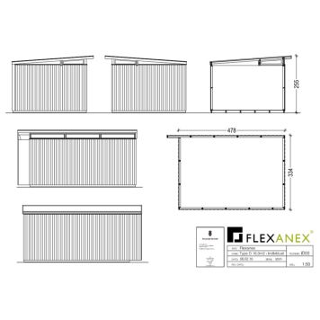 FLEXANEX TYPE D 16 m² UBEHANDLET "INDIVIDUEL"