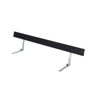 Plus ryglæn Basic sort til børnesæt