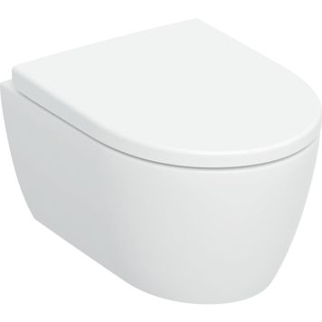 Geberit væghængt toilet iCon TurboFlush rimless m/sæde 49 cm