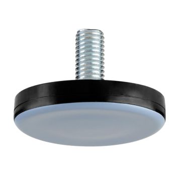 Walteco justeringsskrue grå/sort M10 Ø50x25 mm 2 stk.