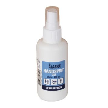 Alaska håndsprit gel 85 pct 100 ml sprayflaske