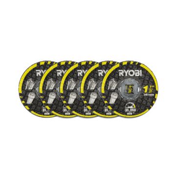 Ryobi twist lock skæreskivesæt RAR302-5 38 mm 5 stk.