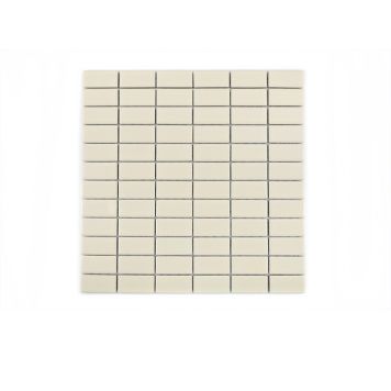 Mosaik Uni Stick porcelæn beige mat 29,8 x 29,8 cm