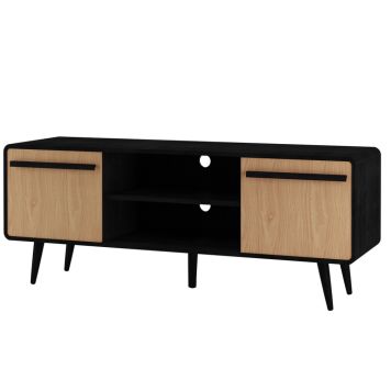 Notio Living TV-møbel sort eg 1400x530x390 mm