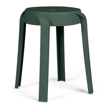 Sunfun skammel Lisa glasfiber grøn 33x45,5 cm