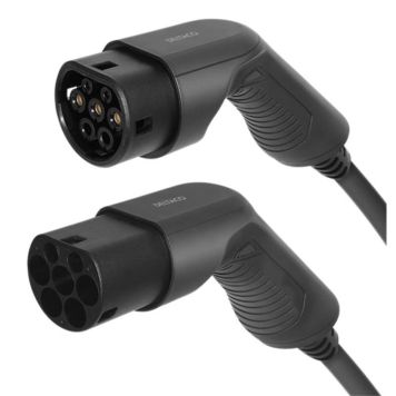 Deltaco E-Charge ladekabel T2-T2 3-faset 16A 3-7 m