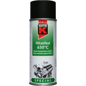 Auto-K-lak 233 spray 400ml varmefast sort