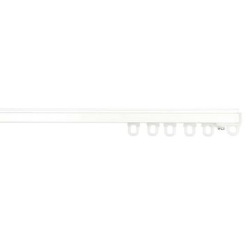 Kirsch u-skinne hvid 200 cm