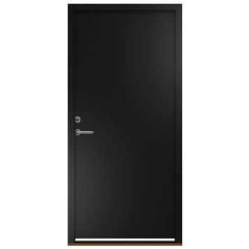 Swedoor facadedør P-1200 venstre udadgående sort 948x2050 mm