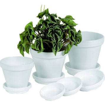 Scan-Pot urtepotte hvid Ø29 cm