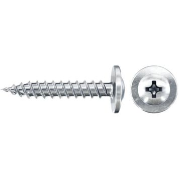 Fischer montageskrue fladt hoved 4,2x45 mm 10 stk. 