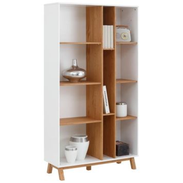 Notio Living Paulo bogreol hvid/eg