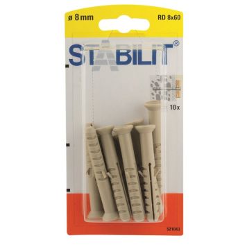 Stabilit dybel 80x8 mm 10 stk.