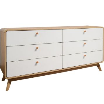 Notio Living kommode eg hvid 1500x740x390 mm