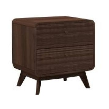 Notio Living natbord 2 skuffer valnød