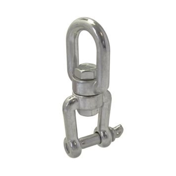 Marinetech svirvel m. øje og sjækkel rustfri 8mm