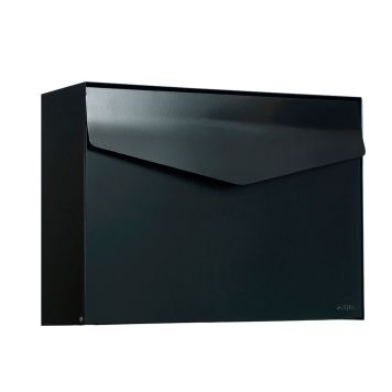 Mefa postkasse Letter 112 sort blank/mat