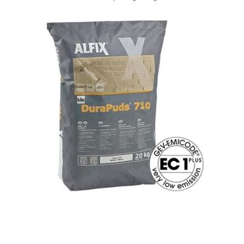 Alfix fiberpuds Durapuds hvid 710 20 kg.