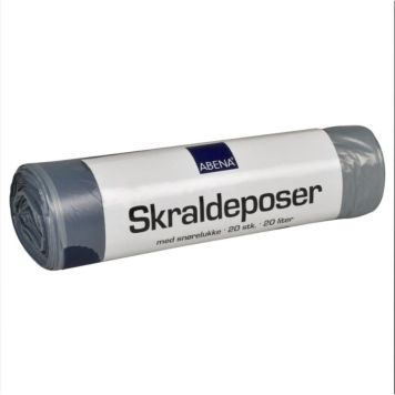 Abena affaldspose m/snøreluk 20 liter