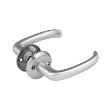 Jasa dørgreb L-form Eris børstet hulmodel 19 mm 