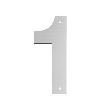 Jasa husnummer nr. 1 galvaniseret 10 cm