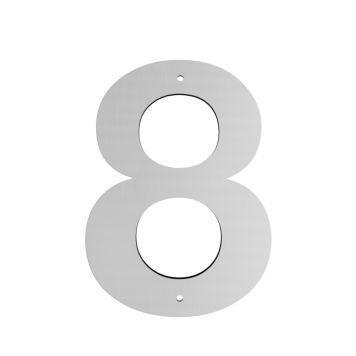 Jasa husnummer nr. 8 galvaniseret 10 cm