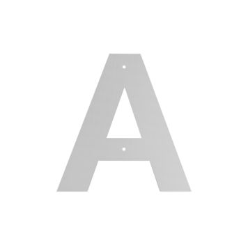 Jasa husbogstav A galvaniseret 10 cm