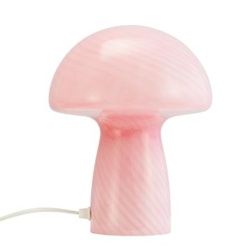 Dyberg Larsen Jenny Mushroom bordlampe Ø18xH23cm E14 lyserød