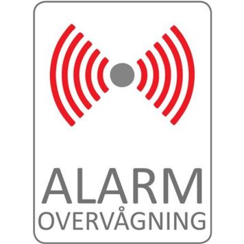 Alarm label 7x10 mm 