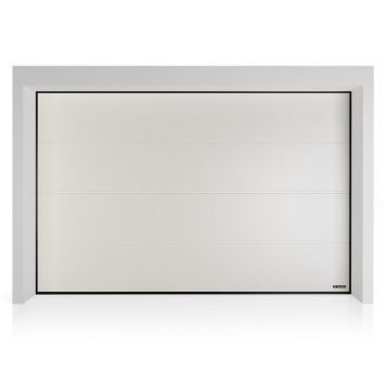Nordic Home garageport hvid 240x212 cm inkl. motor