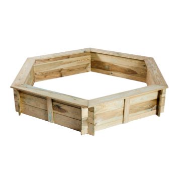 Nordic Play sandkasse 6-kantet