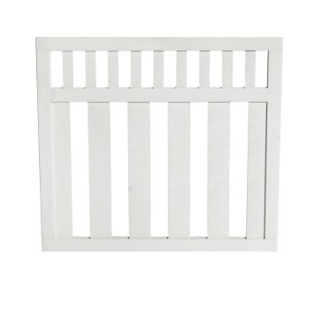 Nordic Fence havelåge Tendens hvid 100x90 cm 