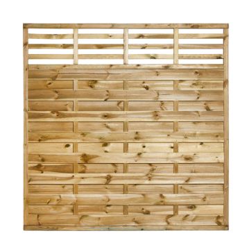 Nordic Fence læhegn Straight 180x180 cm
