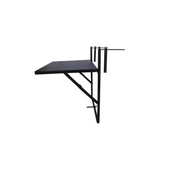 Foldbart altanbord mat sort 