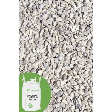 Champost granitskærv hvid 8/11 mm 1000 kg